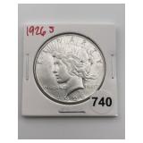 1926 S Peace Silver Dollar Coin