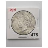 1925 Peace Silver Dollar Coin