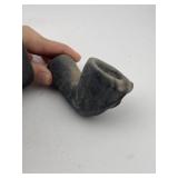 Human Effigy Pottery Pipe Indian Artifact Arrowhea