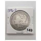 1896 O Morgan Silver Dollar Coin