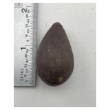 Hematite Plummet Indian Artifact Arrowhead