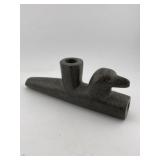 Bird Effigy Stone Pipe Indian Artifact Arrowhead