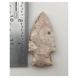 2 & 3/8" Hardin Indian Artifact Arrowhead