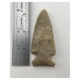 3 & 1/4" Hickory Ridge Indian Artifact Arrowhead