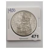 1900 Morgan Silver Dollar Coin