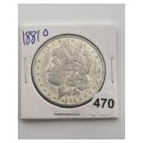 1881 O Morgan Silver Dollar Coin