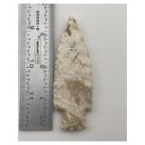 3 & 1/2" Hardin Indian Artifact Arrowhead