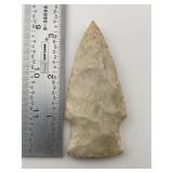 3 & 1/4" Hardin Indian Artifact Arrowhead