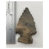 2 & 1/2" Hardin Indian Artifact Arrowhead