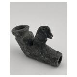 Miniature Duck Effigy Pipe Indian Artifact Arrowhe