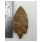 3 & 1/16" Turkeytail Indian Artifact Arrowhead