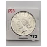 1923 Peace Silver Dollar Coin