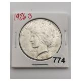 1926 S Peace Silver Dollar Coin