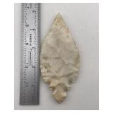 4 & 7/8" Double Notch Turkeytail Indian Artifact A