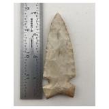 3 & 3/4" Graham Cave Indian Artifact Arrowhead