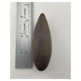 Acceptional Grooved Plummet Indian Artifact Arrowh