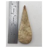 4" Cobbs Indian Artifact Arrowhead