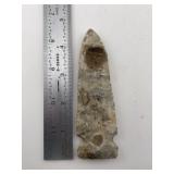 4 & 1/2" Hickory Ridge Indian Artifact Arrowhead