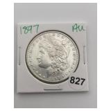 1897 AU Morgan Silver Dollar Coin