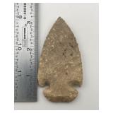 3 7 1/4" Dovetail Indian Artifact Arrowhead