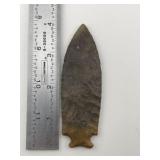 3 & 7/8" Benton Indian Artifact Arrowhead