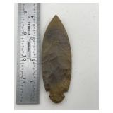4" Turkeytail Indian Artifact Arrowhead