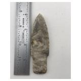3 & 7/8" Scottsbluff Indian Artifact Arrowhead
