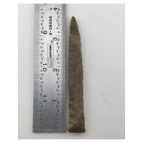 3 & 3/4" Drill Indian Artifact Arrowhead