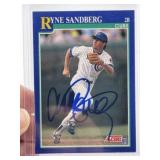 Ryne Sandberg Hand Signed Authentic Autograph
