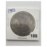 1882 Morgan Silver Dollar Coin