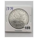 1879 Morgan Silver Dollar Coin