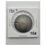 1900 S Barber Half Dollar Coin