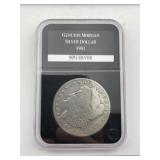 1901 90% Silver Morgan Silver Dollar Coin