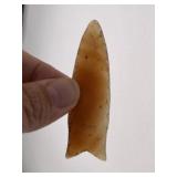 2 & 5/8" Gem Quality Clovis Indian Artifact Arrowh