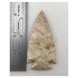 3 & 1/4" Apple Creek Indian Artifact Arrowhead