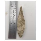 Agate Basin Indian Artifact Arrowhead