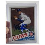 Ryne Sandberg Hand Signed Authentic Autograph