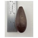 Hematite Plummet Indian Artifact Arrowhead