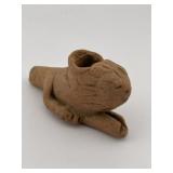 Pre-Columbian Pottery Pipe Indian Artifact Arrowhe