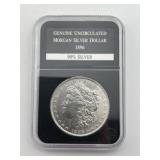 1896 UNC 90% Silver Morgan Silver Dollar Coin