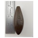 Grooved Plummet Indian Artifact Arrowhead