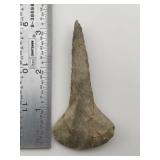 3 & 1/4" Drill Indian Artifact Arrowhead