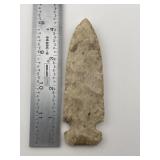 4 & 1/4" Hickory Ridge Indian Artifact Arrowhead