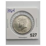 1964 Kennedy Half Dollar Silver Coin