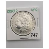 1885 O UNC Morgan Silver Dollar Coin