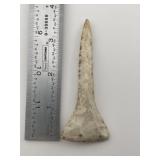 3 & 5/8" Drill Indian Artifact Arrowhead