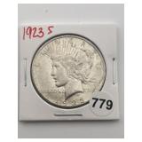 1923 S Peace Silver Dollar Coin