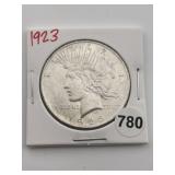 1923 Peace Silver Dollar Coin