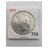 1923 Peace Silver Dollar Coin
