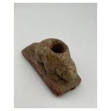Beaver Effigy Stone Pipe Indian Artifact Arrowhead